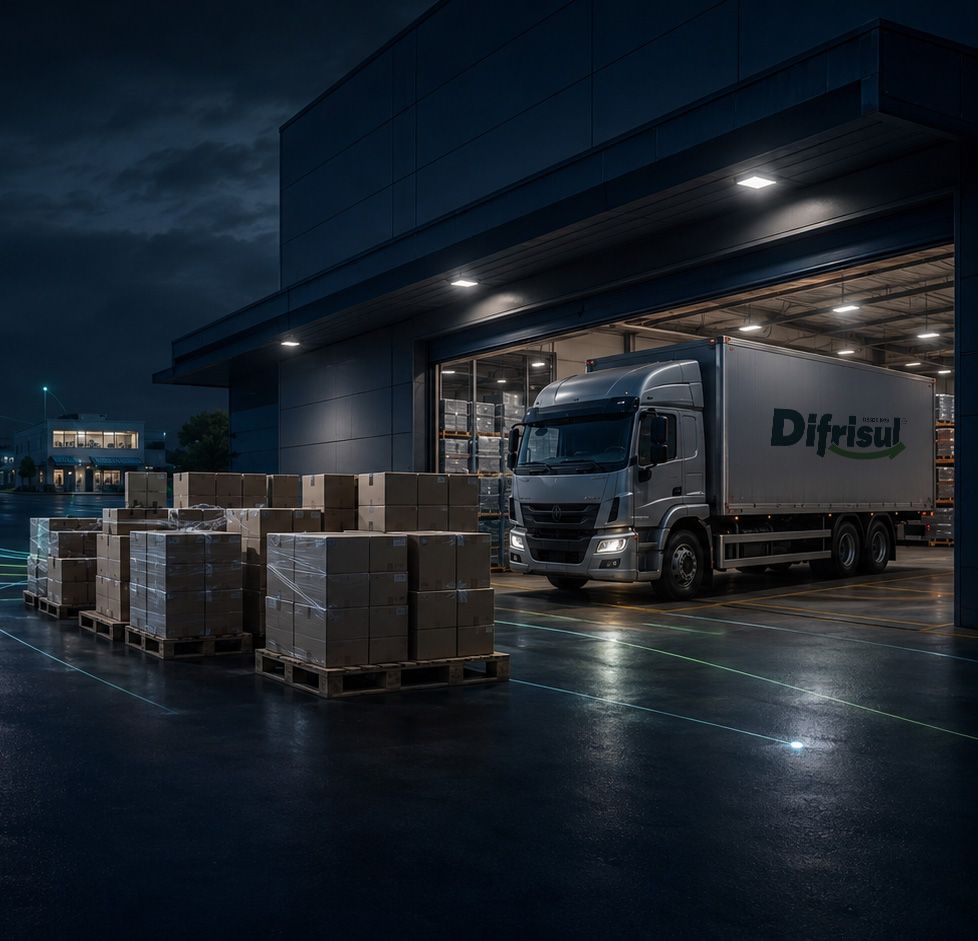 Produto chegando ao mercado com apoio logístico da Difrisul